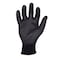 Azusa Safety Coated Work Gloves, Polyurethane, Smooth, Palm Coating, Black, M-8 1 PR CM2000 - alternate 2